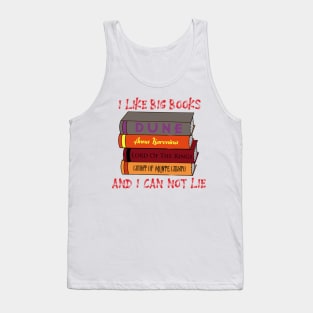 I Like Big Books Tank Top